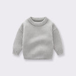 MyKids-USA® Baby Solid Color Handknit Design Quality Pullover Loose Sweater