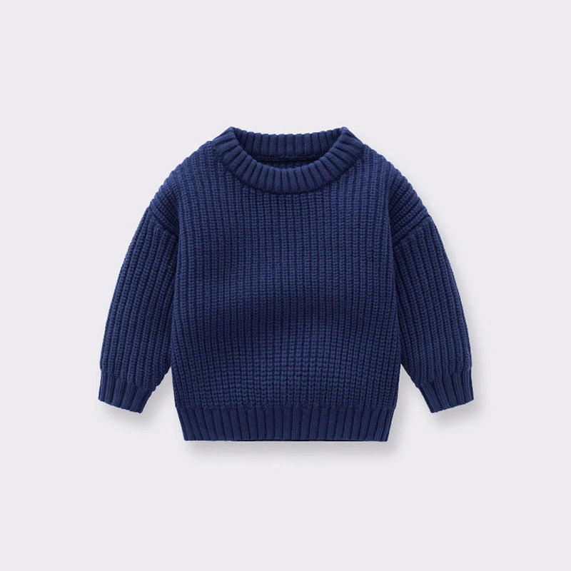 MyKids-USA® Baby Solid Color Handknit Design Quality Pullover Loose Sweater