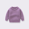 MyKids-USA® Baby Solid Color Handknit Design Quality Pullover Loose Sweater