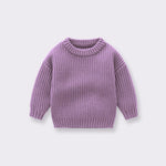 MyKids-USA® Baby Solid Color Handknit Design Quality Pullover Loose Sweater