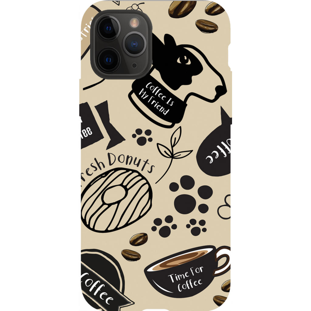 Caffeinated Canine Phone Cases
