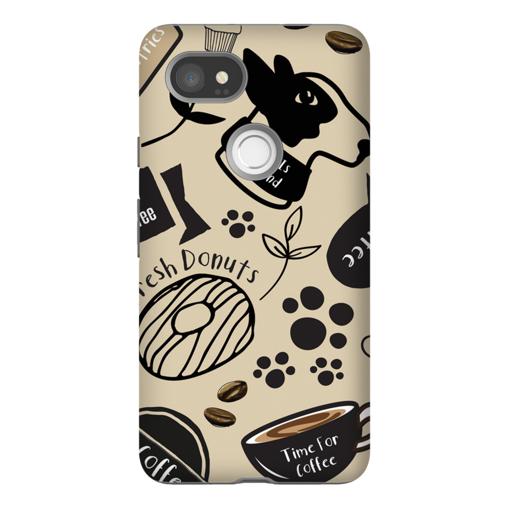 Caffeinated Canine Phone Cases